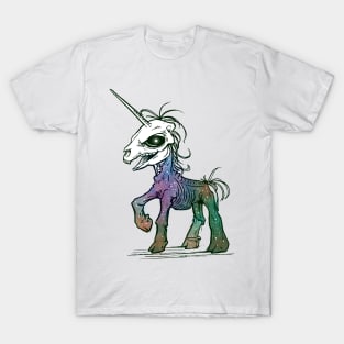 Zombie Unicorn Skull T-Shirt